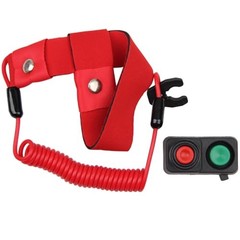 New Kill Stop Switch with Safety Tether Lanyard Compatible with Kawasaki JS300