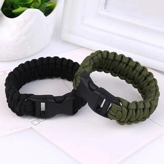 1 Pc 23cm Seven Core Paracord Escape Rope Bracelet for Camping Survival EDC