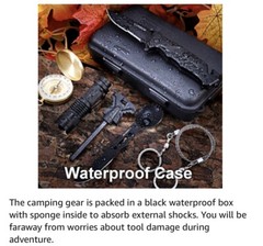 28 In 1 Survival Gear Kit Equipment Outdoors Camping Hiking Supplies Men Dad