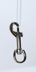 Chrome Dog Leash Clip – Heavy Duty Swivel Snap Hook for Pet Leads, DIY