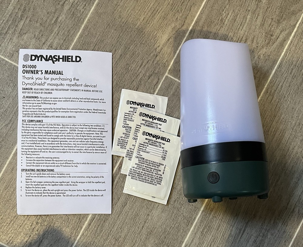DYNASHIELD Mosquito Repellent Non Pesticide Portable Battery Operated