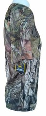 Mossy Oak Camo Shirt Small 34/36 Men’s Camouflage Short Sleeve Hunting Tee Green