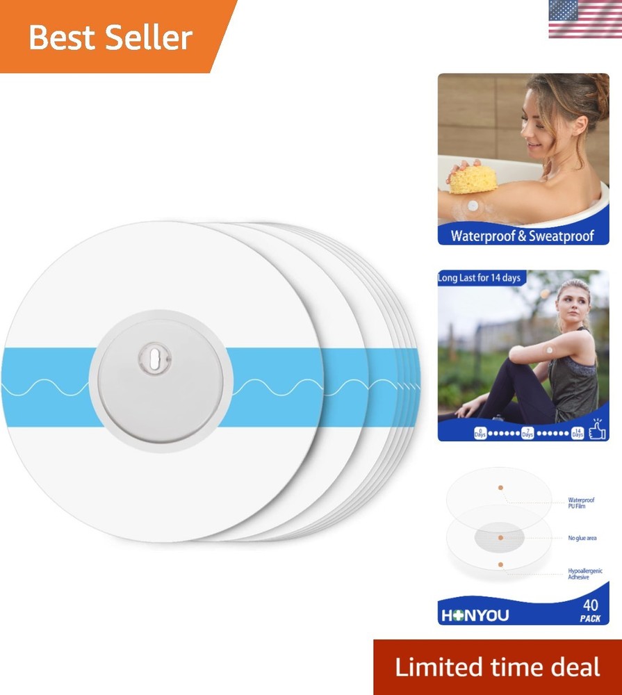 Long-Lasting 40-Pack Libre 3 Sensor Covers – The Ultimate Protection Solution