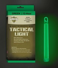 Tac Shield Tactical 12 Hour Light Stick, Green, 10 Pack 03086G Survival Gear