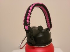Paracord Handle for 20 32 or 40oz hydro flask or iron flask