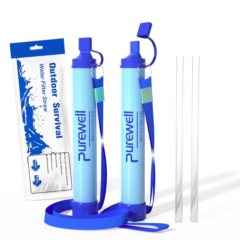Outdoor Water Filter – 0.01μm Ultra Fine Filter Removes 99.99% Bacteria & Sch…