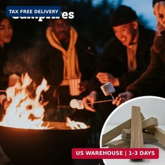 Premium Kiln Dried Wood Kindling for Pizza Ovens, Tabletop Fire Pits & Campfires