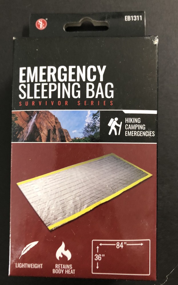 Emergency Sleeping Bag Camping Hiking Boating Emergency Survival