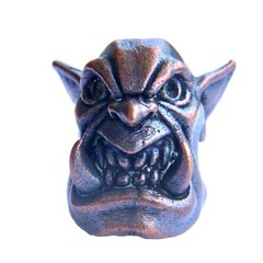 Bucktooth Copper Pendants Rope Paracord Bead EDC DIY Lanyard Accessories