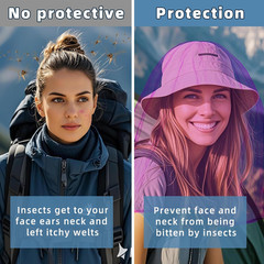 Oversized Mosquito Net 42 X 25 Inches Ultra Large Mosquito Head Net Face Neck