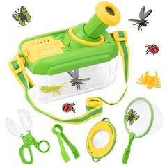 Explorer Set for Kids Ages 4 and Up, Explorer Set with Insect Observation Box, Magnifier…