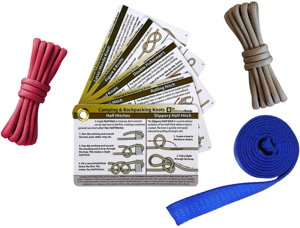 Knot Tying Kit – Outdoor Knots Pocket Guide, Webbing, and Paracord for Practi…