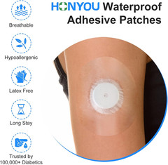 55Pack Freestyle Libre Adhesive Patches Breatheable Waterproof Libre Sensor Patc