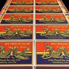 10 Big Boxes = 1,800 Red Sticks Original Phrayanak Thai Wooden Matches Camping