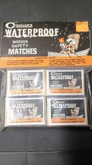 4 Vintage Box’s of Coghlan’s Waterproof Safety Matches