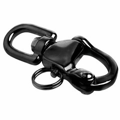 Pair of Swivel Eye Snap Shackle Quick Release Bail Rigging Sailing Boat Marin…