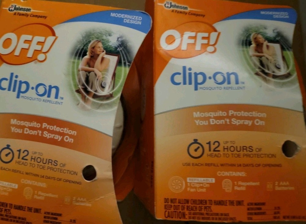 SC Johnson OFF Clip*on Mosquito Repellent 12 HOURS LOT: 2
