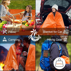 Emergency Blankets for Survival, 2-Pack/4-Pack Space Blankets, Gigantic & Extrem