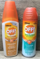 OFF! FamilyCare BackYard Mosquito Repellent IV & I Outdoor Bug Spray 6 fl oz ea