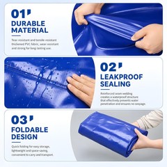 Zxzyhfty Large Capacity Water Storage Bladder Portable Water Tank Containers