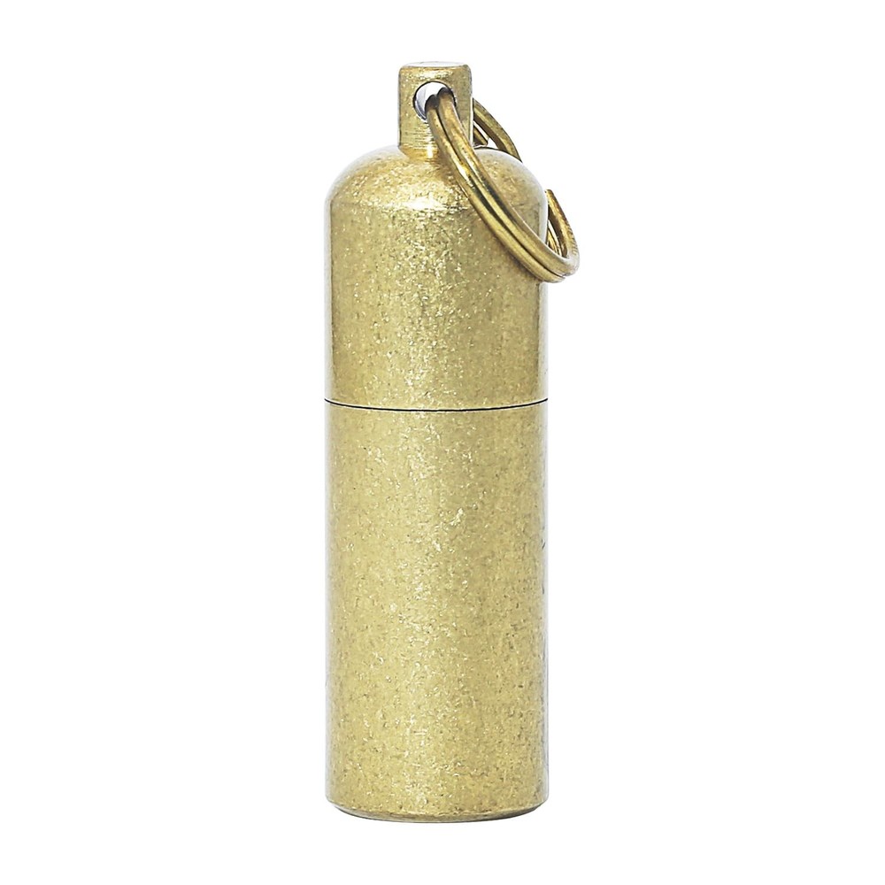 PPFISH Mini Brass Lighter – EDC Peanut Keychain – Waterproof Fire…