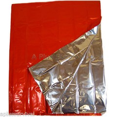 2 Pack Orange Silver Heavy Duty Emergency Survival Safety Mylar Solar Blanket