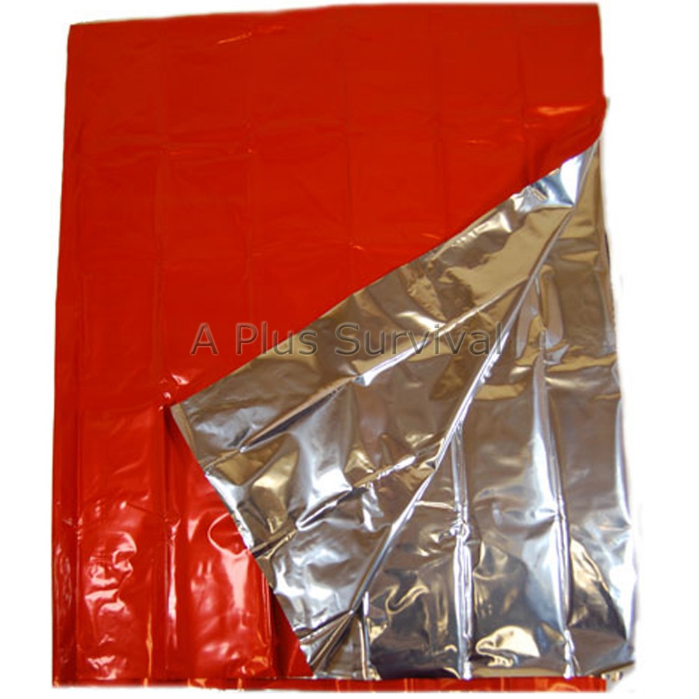 5 Pack Orange Silver Heavy Duty Emergency Survival Safety Mylar Solar Blanket