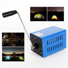 Portable Hand Crank Dynamo Charger Emergency USB Generator High Power