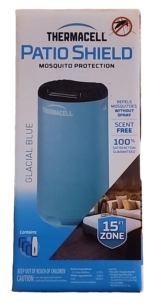 Thermacell Patio Shield Mosquito Repeller – Glacier Blue