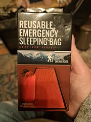 Sleeping Bag Emergency/ Outdoors Reusable Heavy Duty Mylar,