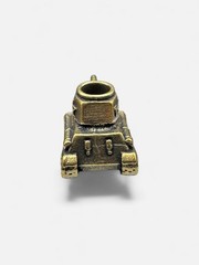 Mini Tank Lanyard Bead Brass EDC Paracord Knife Charm Pendant T29