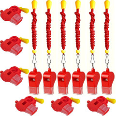 12 Packs Sports Whistles with Lanyard, for Coaches, Referees and Officials