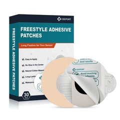 Ceeport 30PCS Freestyle Adhesive Patches, Waterproof Sensor Covers for Libre 2/3