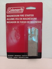 Coleman Pocket-Size Compact Waterproof Magnesium Fire Starter NEW FREE SHIP