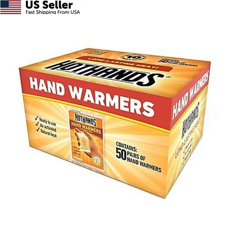 HotHands Hand Warmer Bulk 50 pk. Box (50 Pairs) 50 Pairs, Tan