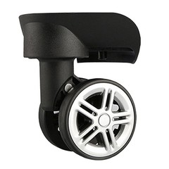Trolley Bag Wheel Set 1 Pair of Rotating Wheels Compatible with Various Cases