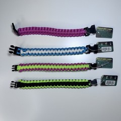 550 Paracord Survival Bracelets Lot 4 Military Cord Camp Hiking Friendship M L