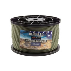 HERCULES 750lb Paracord 1000FT Bulk, 11-Core Nylon, 4mm