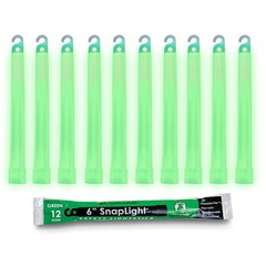 Cyalume Glow Emergency Glow Sticks – 12 Hour Duration SnapLight Survival 10 Pack