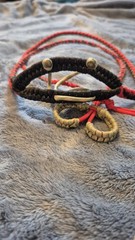 Balieric Style Paracord Shepherd Sling Split Pouch Smiley.
