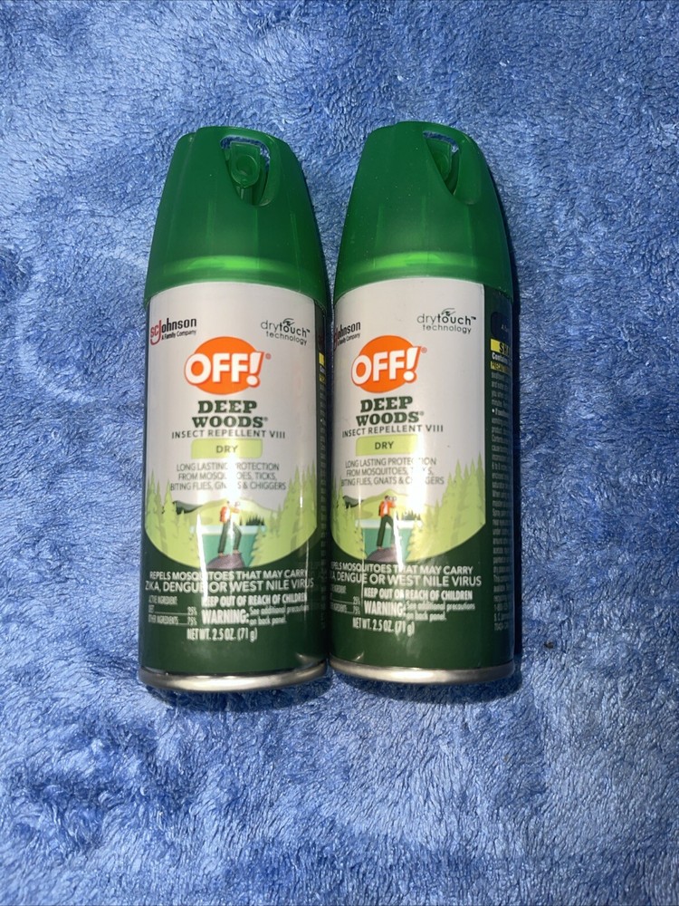 OFF! Deep Woods Insect Repellent VIII – 2.5 oz (2pack) Travel Size