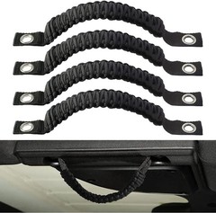 4 x Paracord Grab Handles Compatible with Wrangler JK JKU JL JLU JT Accessories