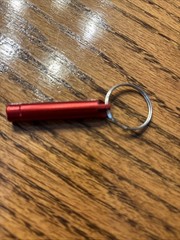 Emergency Whistle with Key Chain, Aluminum Extra Loud Safety Survival Whistle