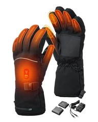 Lithlabo Heated Gloves For Men Women 7.4V Rechargeable Electric Heated Gloves