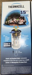 Thermacell MOSQUITO REPELLENT Kit 15 Foot Bug Zone NO SPRAY 12 Hour SCENT FREE