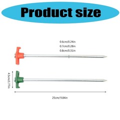 4pack Heavy Type Pegs Camping Gear Tent Install Tool Stability Tent Accessories