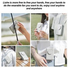 Sleek Design Rechargeable Outdoor Fan with Safety First Features Available