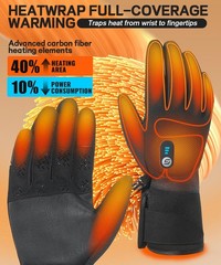 Js Lifestyle Heated Gloves For Men Women Hg-057.4V 3000Mah Rechargeable Battery