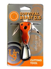 Survival beast o.5 multi tool led light bug out bag emergency tactical gift UST