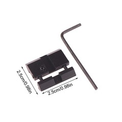 11mm To 22mm Aluminum Alloy Adapter Dovetail To Picatinny 22 Caliber Adapter